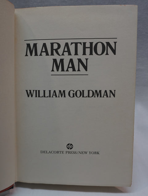 Marathon Man (First Edition)
