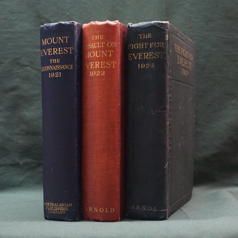 A Trilogy of Everest Books, "The Big Three" (First Editions)