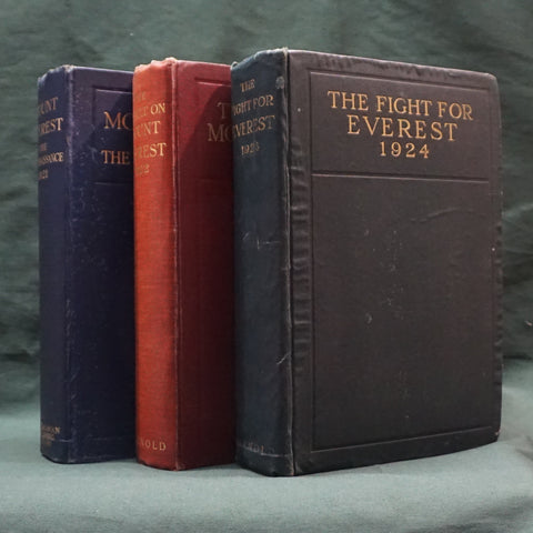 A Trilogy of Everest Books, "The Big Three" (First Editions)