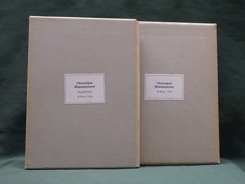 Chronique Himalayenne. L'age D'or 1940-1955 & Supplementary Volume (First Edition)