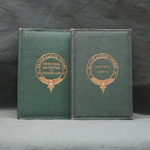 Balls Alpine Guides: Central & South Tyrol, 2 volumes (First Editions)