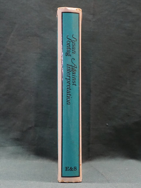 Against Interpretation (First Edition)