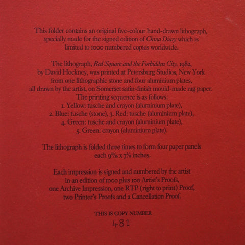 China Diary (SIGNED First Limited Edition)