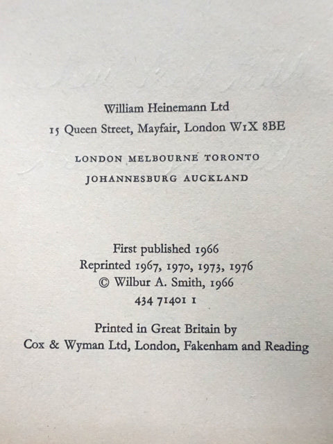 The Sound of Thunder (Signed, Fifth Impression)