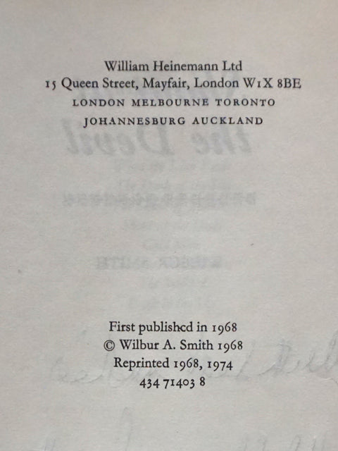 Shout at the Devil (Signed, Third Impression)