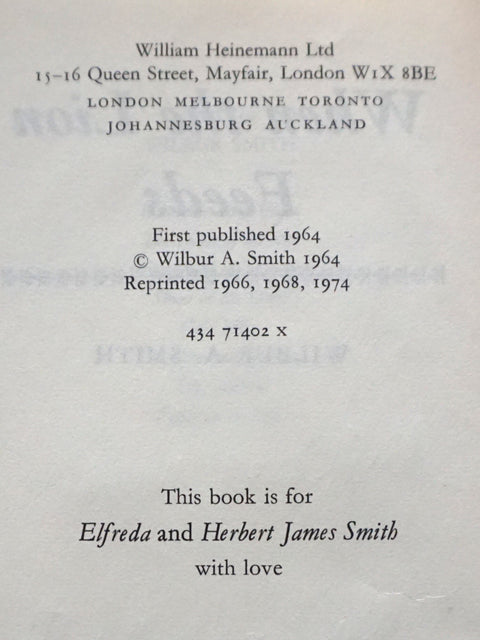 When the Lion Feeds (Signed, Fourth Impression)