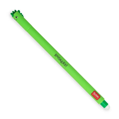 Dino Erasable Pen - Green Ink