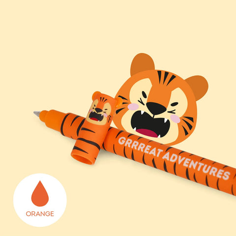 Tiger Erasable Pen - Orange Ink