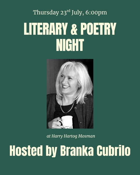 Literary & Poetry Night with Branka Cubrilo
