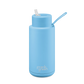 1L Ceramic Reusable Bottle - Sky Blue