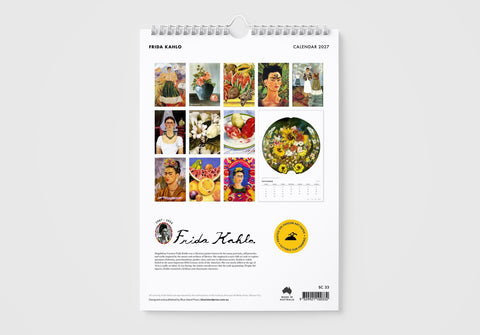 Frida Kahlo 2027 Wall Calendar