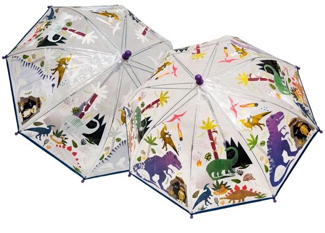 Dino  Colour Change Umbrella