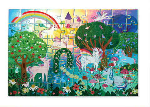 Sparkling Unicorn 60 pc Foil Puzzle