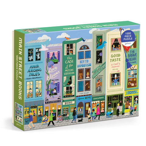 Main Street Books Puzzle 1000pc