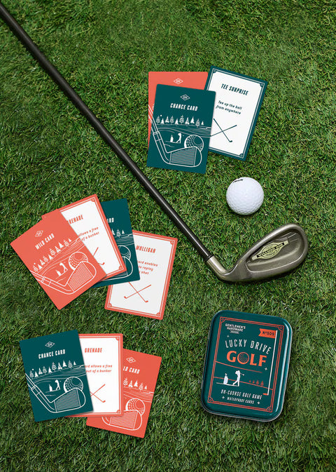 Lucky Drive Golf: On-Course Golf Game | Waterproof Cards