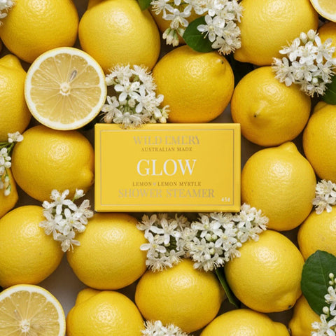 Glow Shower Steamer | Lemon x Lemon Myrtle