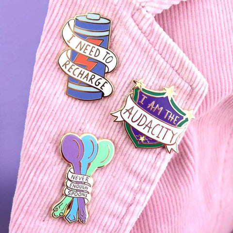 I Need To Recharge Lapel Pin