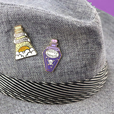 Bottled Sunshine Lapel Pin