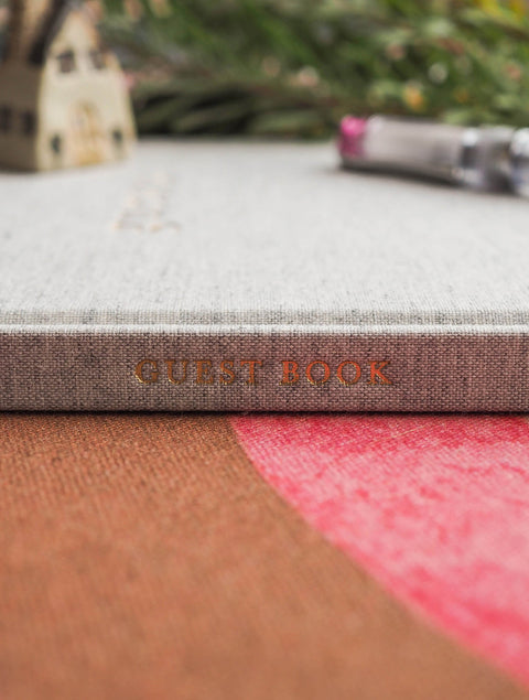 Grey Guest Book