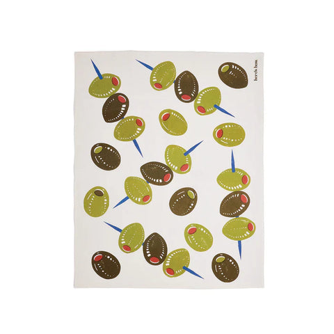 Emmy Tea Towel | Olives