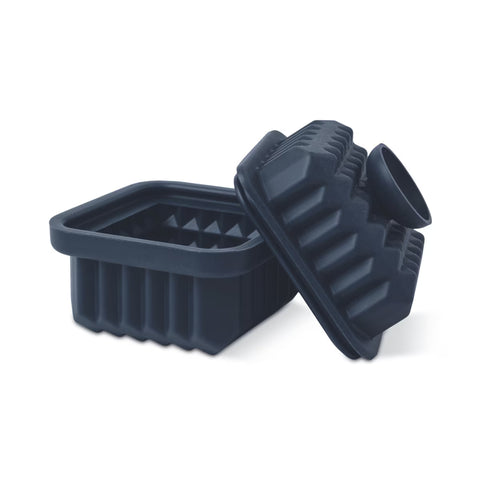 Brock Faceted Ice Mould -  Navy