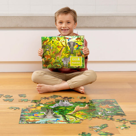 Jungle Paradise Holographic Puzzle 100 Piece