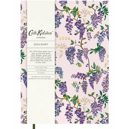 London Wisteria  Weekly 2024 A5  Diary