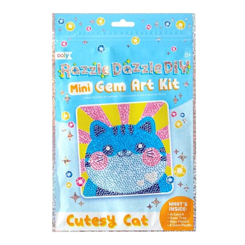 Cutesy Cat | Razzle Dazzle Mini DIY Gem Art Kit