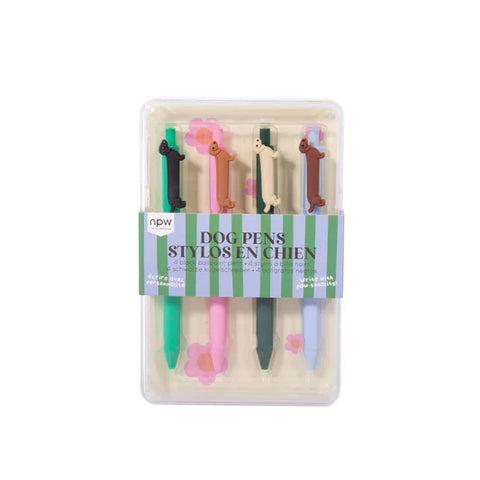 Dog Icon Pens Set of 4