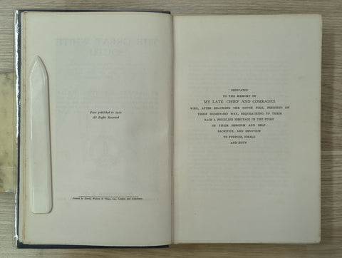 The Great White South (First Edition)