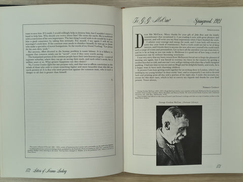 Letters of Norman Lindsay (First Edition)