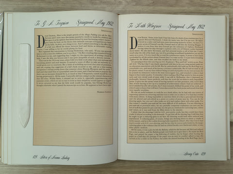 Letters of Norman Lindsay (First Edition)