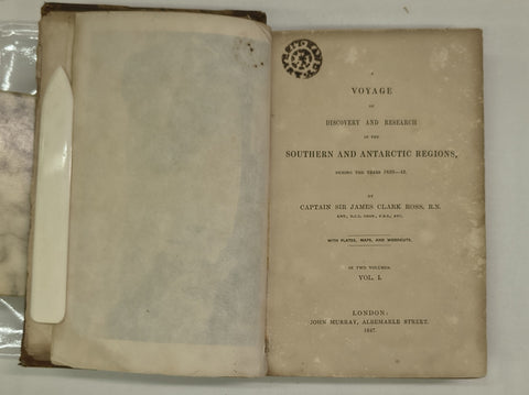 A Voyage Of Discovery And Research, 1839-43 (First Edition)