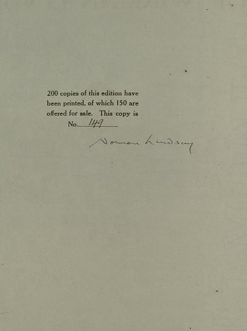 The Pen Drawings of Norman Lindsay (SIGNED Deluxe Edition)