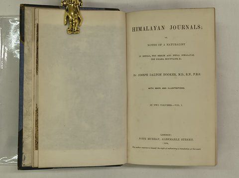 Himalayan Journals, 2 Volumes (First Edition)