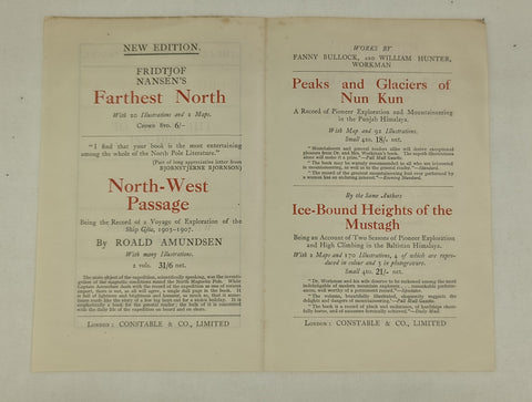 Ice-Bound Heights of the Mustagh (First Edition)