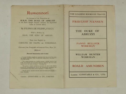 Ice-Bound Heights of the Mustagh (First Edition)