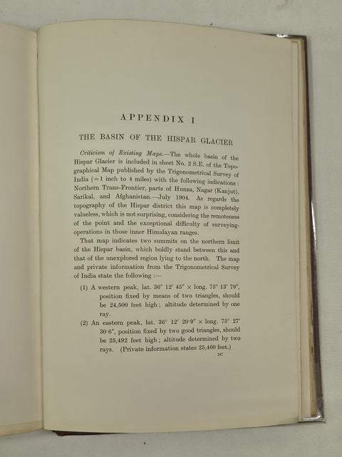 The Call of the Snowy Hispar (First Edition)