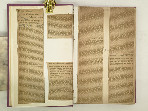 Scrambles Amongst The Alps (First US Edition)