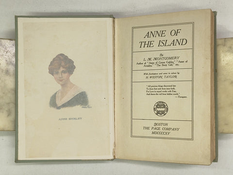 Anne of the Island (First Edition)