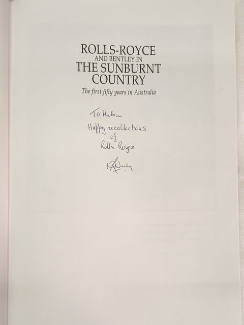 Rolls-Royce and Bentley in the Sunburnt Country (SIGNED First Edition)