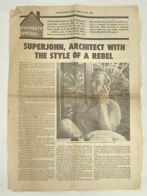 Architecture: A Performing Art (SIGNED First Edition)