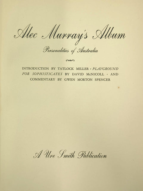Alec Murray's Album (SIGNED First Edition)