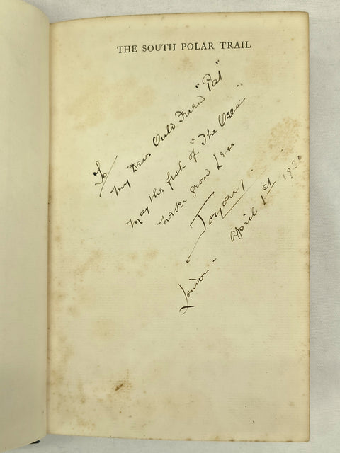 The South Polar Trail (Inscribed First Edition)