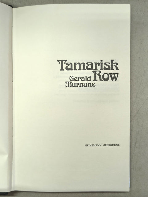 Tamarisk Row (First Edition)