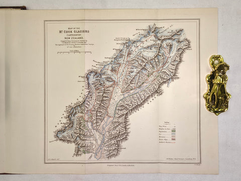 With Axe and Rope in the New Zealand Alps (SIGNED First Edition)