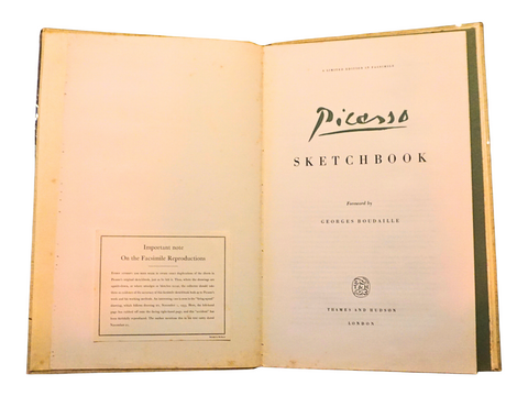 Picasso's Sketchbook (Limited Facsimile Edition)
