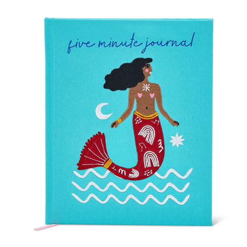 Five Minute Journal - Embroided Mermaid