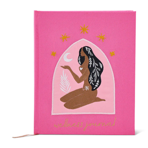 Wellness Journal - Embroidered Woman