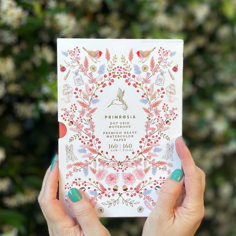 Peach Nectar Dot Grid Journal